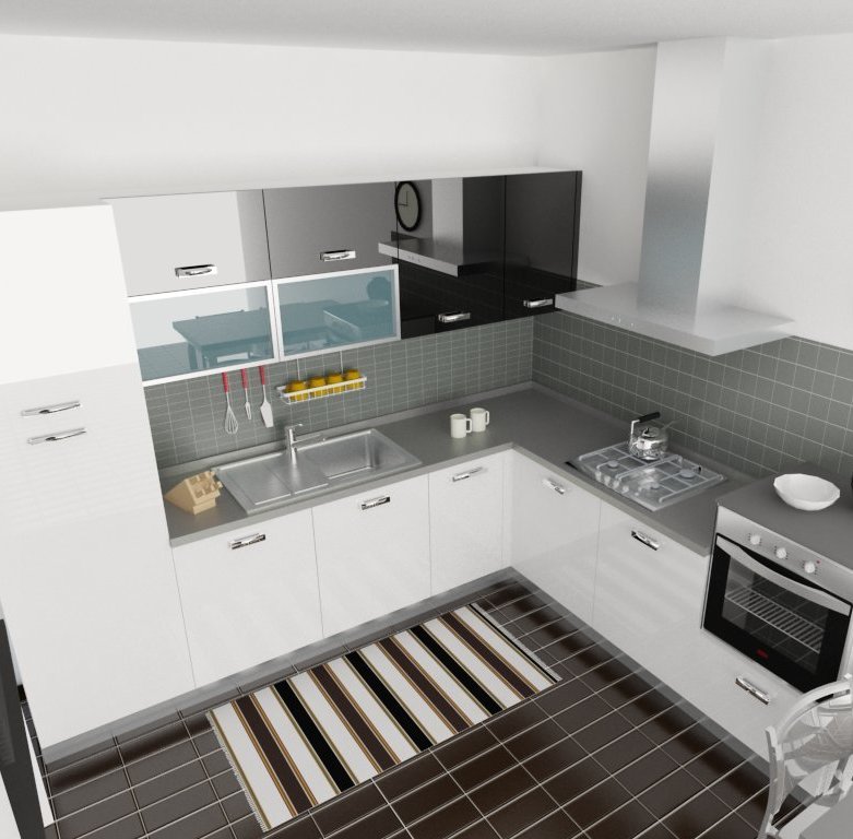 <p>PROMO CUCINA ANGOLARE IN MELAMINICO, cm 330</p>