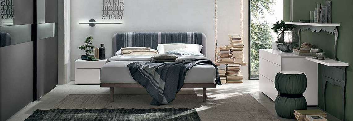 18 - Letto con imbottitura stropicciata