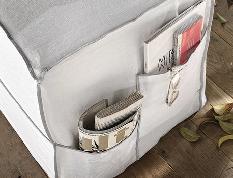 25 - Dettaglio Pouff, tasche laterali